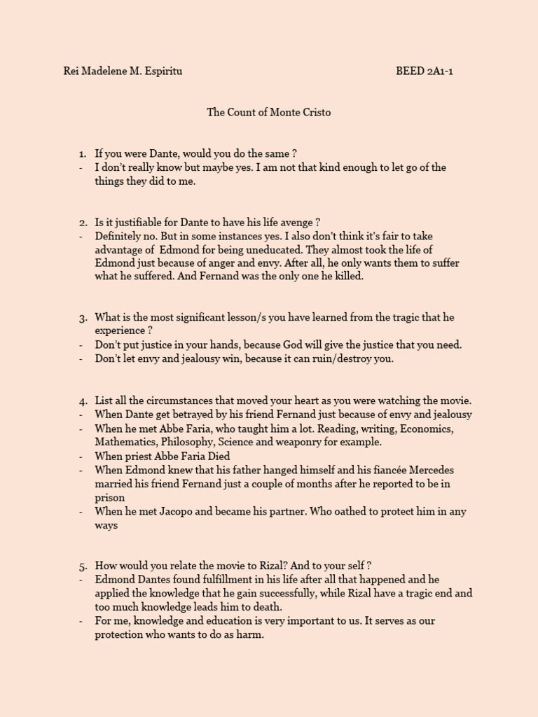 The Count of Monte Cristo PDF