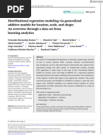 Distributional Regression Modeling Via Generalized Additive Models For Location Scale and Shape