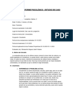 S15 - MODELO DE INFORME PSICOLÓGICO (Presentacion de Caso)