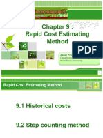 Chapter 9 Rapid Cost Estimating