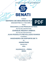 SISTEMA DE SEGURIDAD ELECTRÓNICA - Entregable 01 (Preguntas Guia)