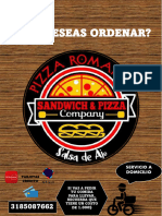 Menu Pizza Company - 2023