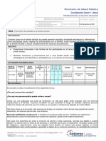 Modelo de Informe de TERAPIA MULTIFAMILIAR