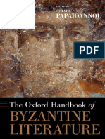 Papaioannou - The Oxford Handbook of Byzantine Literature