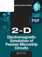 2D Electromagnetic Simulation of Passive Microstrip Circuits