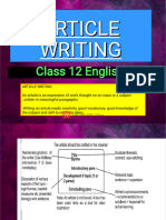 ARTICLE WRITING-WPS Office