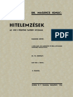 Magdics Ignac Hitelemzesek 2 Facsimile