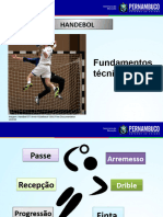 Slide Handebol Fundamentos