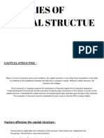 Theories of Capital Structue