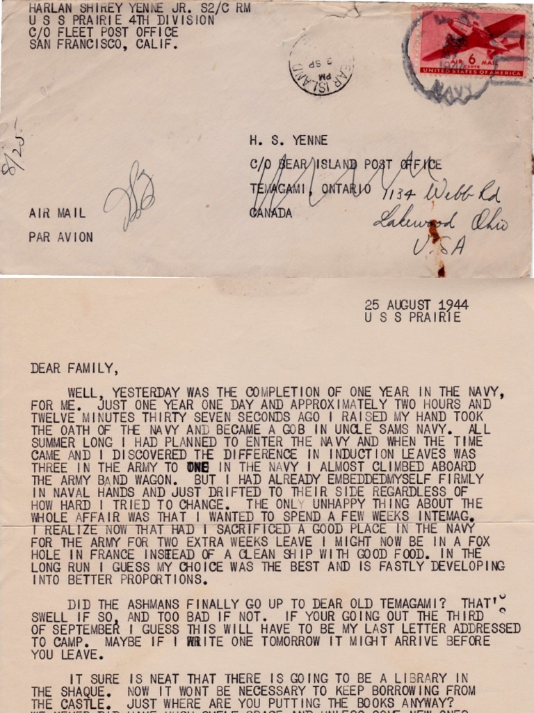 Navy Letter Reflecting on Service | PDF | Art | Poetry