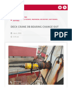 Deck Crane Jib Bearing Change Out - Alatas