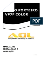 Manaul de Instalação Vídeo Porteiro AGL Modelo VP7F-com Logo AGL - R5