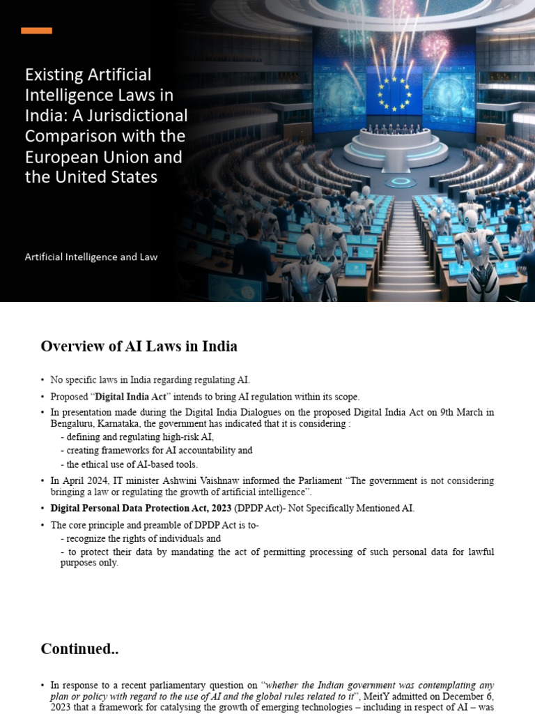 Existing Laws Comparison | PDF | Artificial Intelligence | Intelligence ...