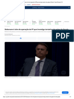 Bolsonaro É Alvo de Operação Da PF Que Investiga Tentativa de Golpe de Estado - Jornal Nacional - G1