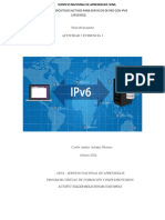 Actividad 3 Evidencia 1 Identificar Direcciones IPV6