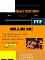 Junk Food and Its Effects