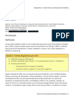 DiagnÃ Stico e Tratamento Da Cetoacidose DiabÃ© Tica