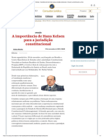 Gilmar Mendes - A Importância de Hans Kelsen para A Jurisdição Constitucional - Consultor JurídicoConsultor Jurídico