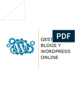 Manual Gestión de Blogs y Wordpress Online