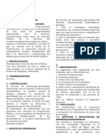 Derecho Constitucional I