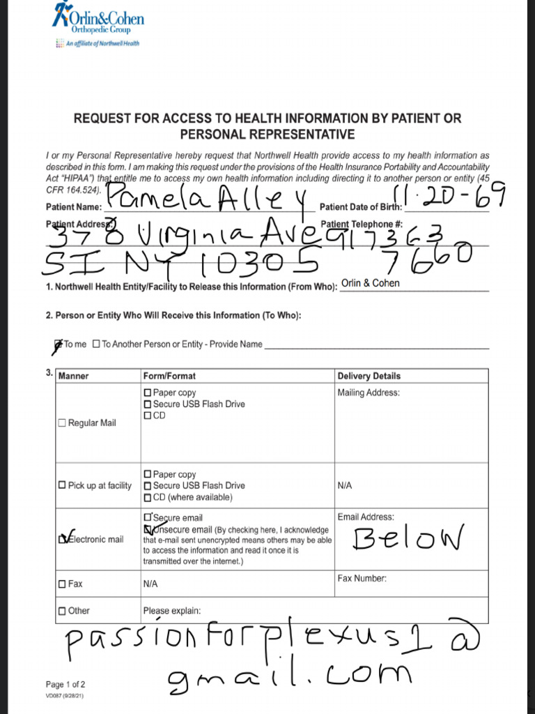 Orlin & Cohen Medical Records Request | PDF | Computing | Service ...