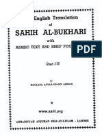 Sahih Bukhari Vol 3