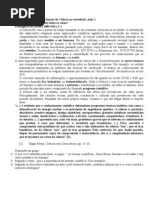 Reflexão Crítica Sobre a Função Da Ciência Na Sociedade