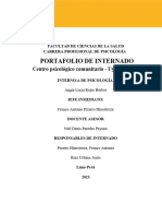 Formato de Portafolio de Internado - Psicología Upn Lo - Angie Rojas Borbor