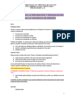 Jornada para La Prevención y Erradicación Contra La Violencia de Género