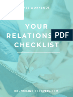 Relationship Checklist Workbook - 2