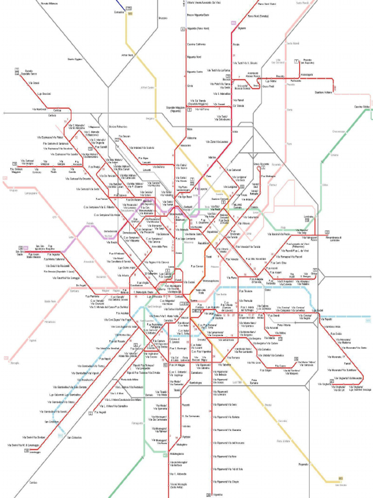 Plan Tramway Milan PDF | PDF