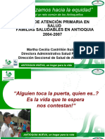 "Así Avanzamos Hacia La Equidad": Modelo de Atención Primaria en Salud 2004-2007