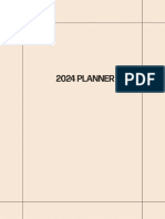 Sunday Start - 2024 Planner