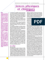 Sciences Physiques Et Chimiques