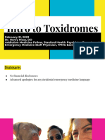 Intro To Toxidromes