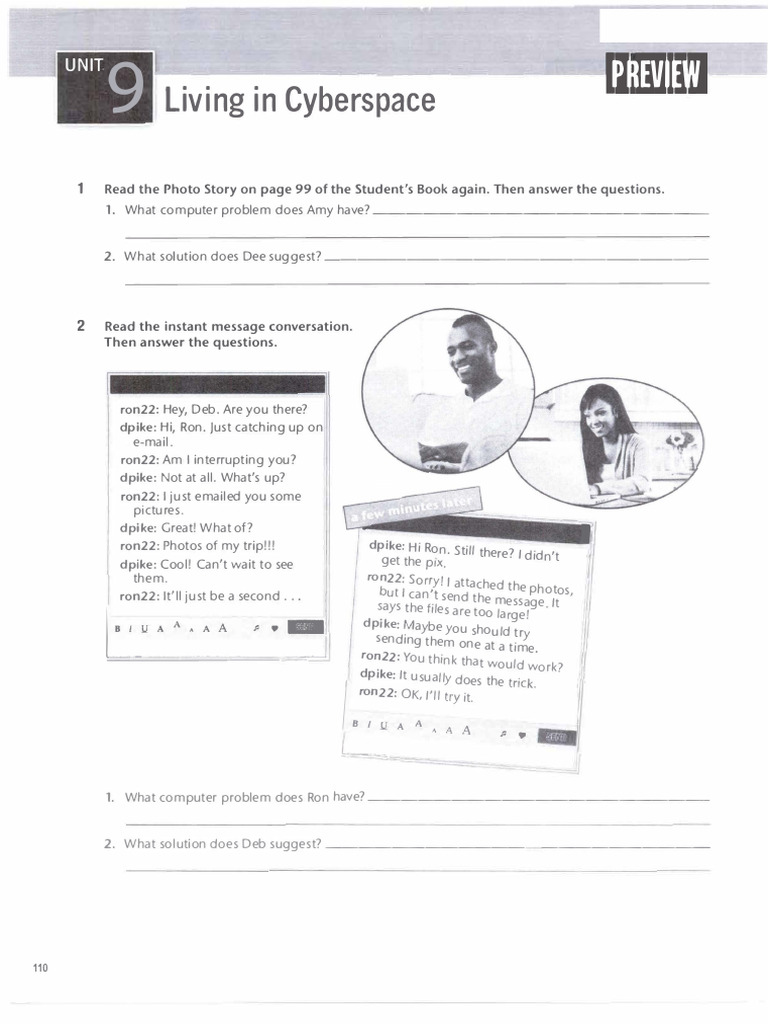Unit 9 Top Notch 2b Workbook | PDF