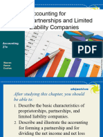 Click To Edit Master Title Style: Accounting For Partnerships and Limited Liability Companies