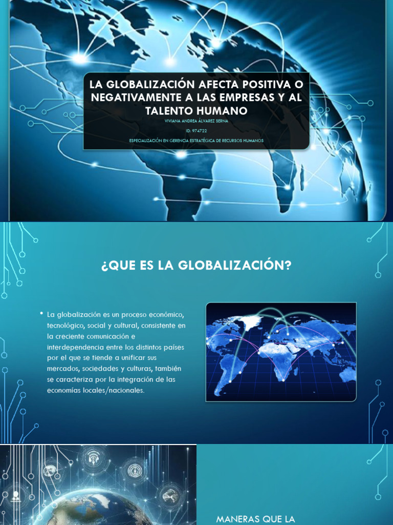 Impacto de la Globalización en Empresas | PDF | Globalización | Business