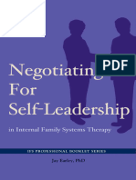 Negotiating For Self-Leadership in Internal Family Systems Therapy by Jay Earley
