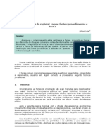 NILSON LAGE. Relacionamento Do Repórter Com As Fontes