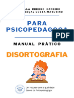 E Book Manual para Psicopedagoga Disortografia