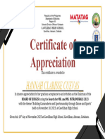 Black and Gold Elegant Modern Certificate of Appreciation