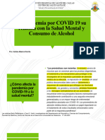 La Pandemia Por COVID 19 Su Relación Con El Alcohol