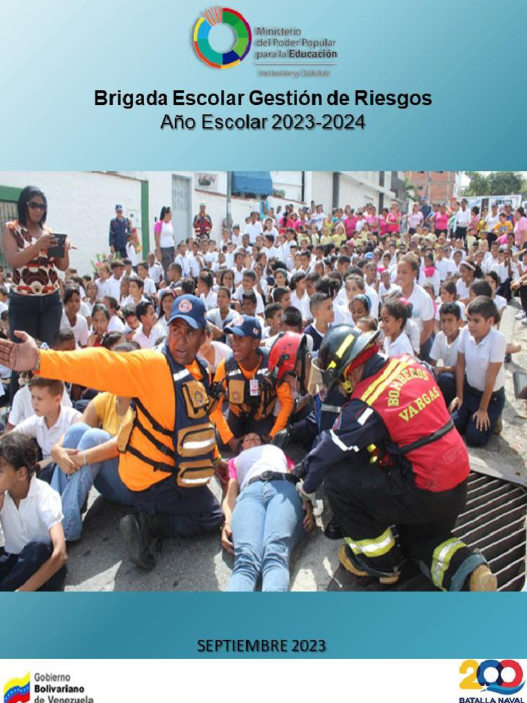 Orientación de La Brigada Escolar Gestión de Riesgos 2023 2024 | PDF