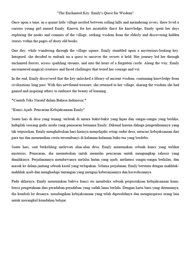 english-narrative-text-example-pdf