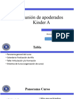 Reunión Apoderados Kinder A