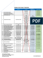 Jadwal Training 2024 (Feb - Maret)