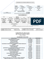 Fechas Cívicas - Programacion Anual - Rol de Examenes