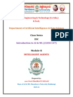 Module-2 Intelligent Agents