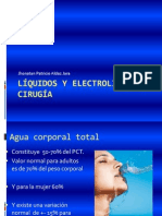 Liquidos y Electrolitos en Cirugía